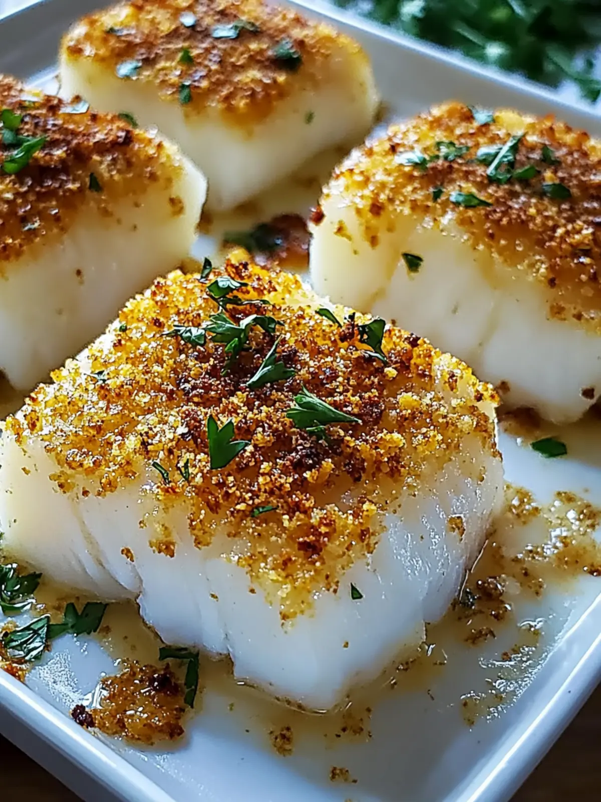 Boston Baked Cod with Crispy Panko Topping