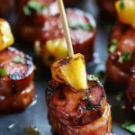 Glazed Kielbasa Pineapple Bites