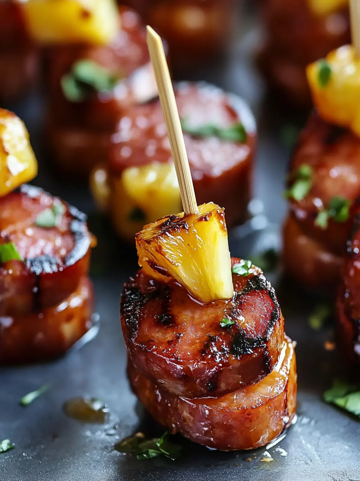 Glazed Kielbasa Pineapple Bites for Irresistible Flavor Fun 5 Glazed Kielbasa Pineapple Bites
