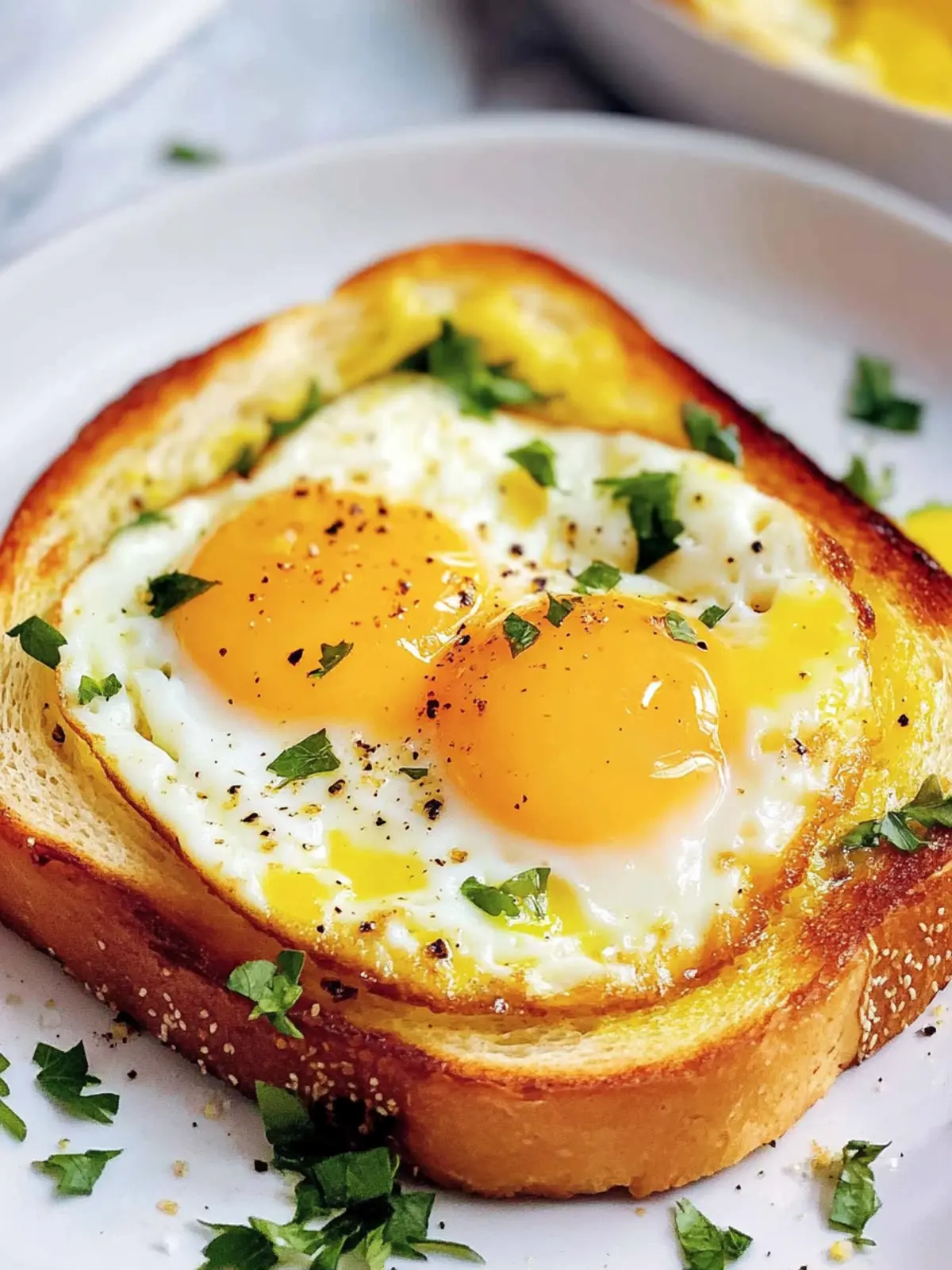 Air Fryer Egg Toast