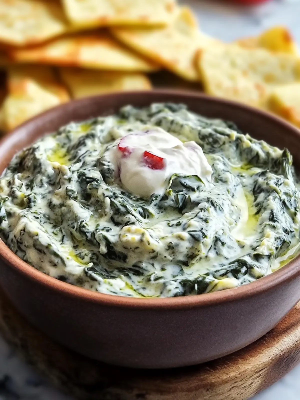 Greek Yogurt Spinach Dip
