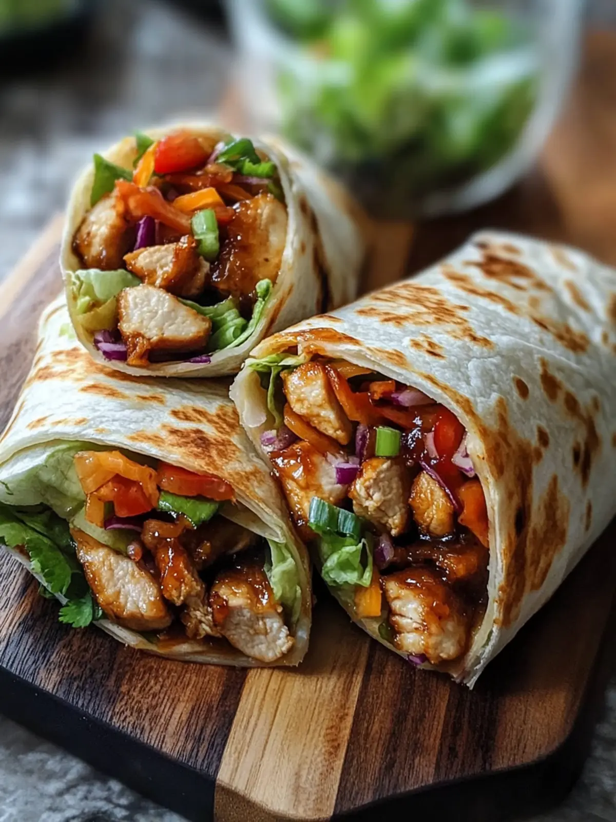 Teriyaki Chicken Wrap Recipe