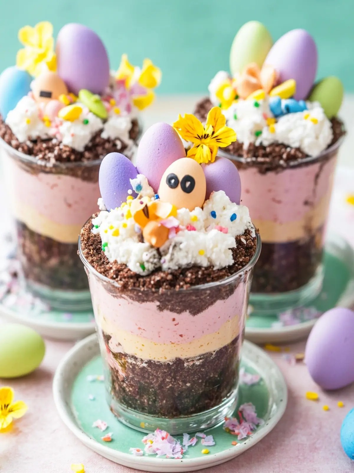 Easter Dirt Cups
