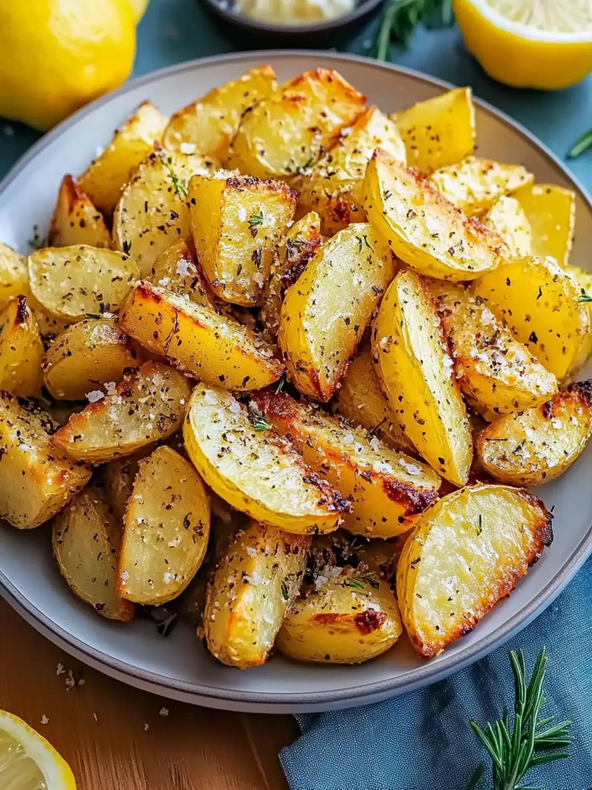 Garlic Crispy Greek Lemon Potatoes for Ultimate Flavor Bliss 4 Garlic Crispy Greek Lemon Potatoes