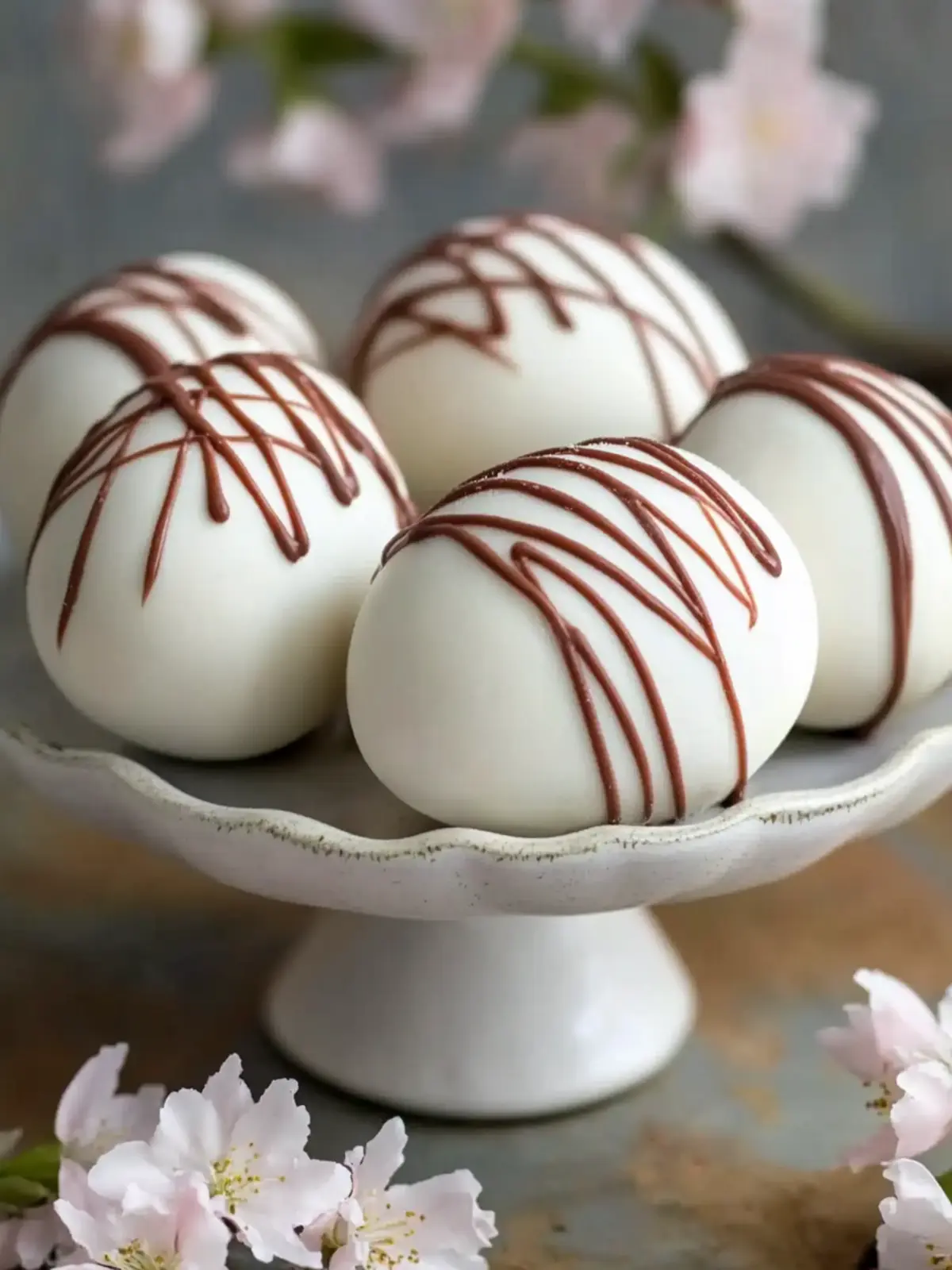 Fudge-Filled Easter Eggs
