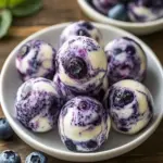 Blueberry Greek Yogurt Bites