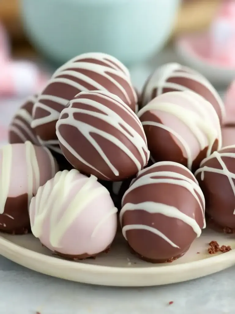 Fudge-Filled Easter Eggs