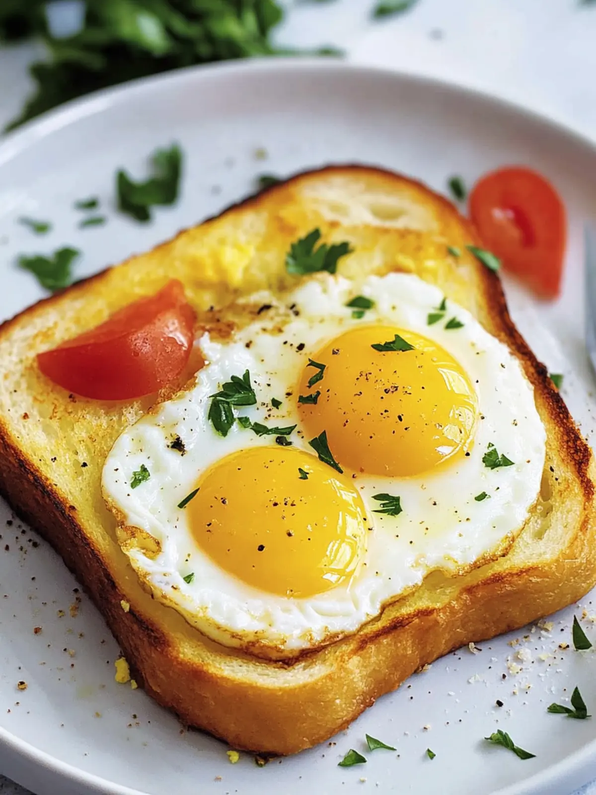 Air Fryer Egg Toast