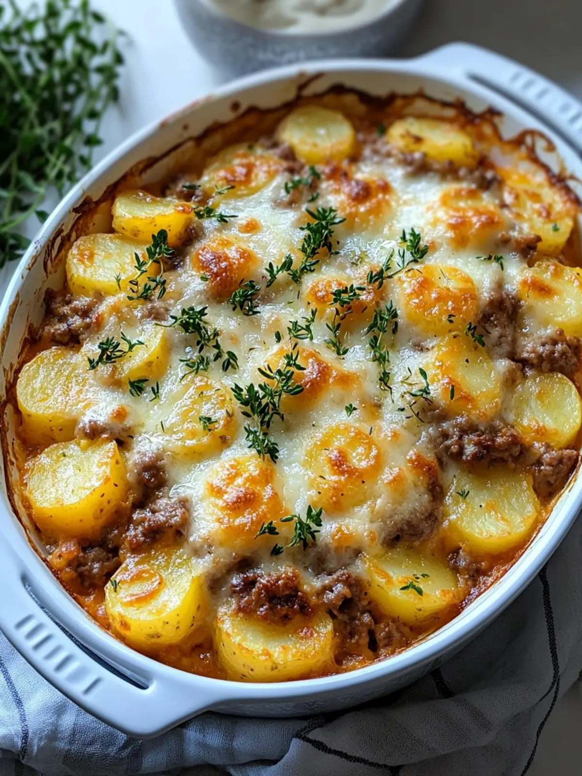 Hamburger Potato Casserole