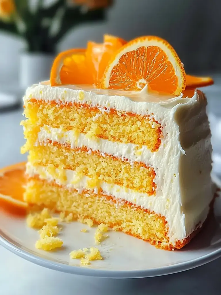 Orange Creamsicle Cake
