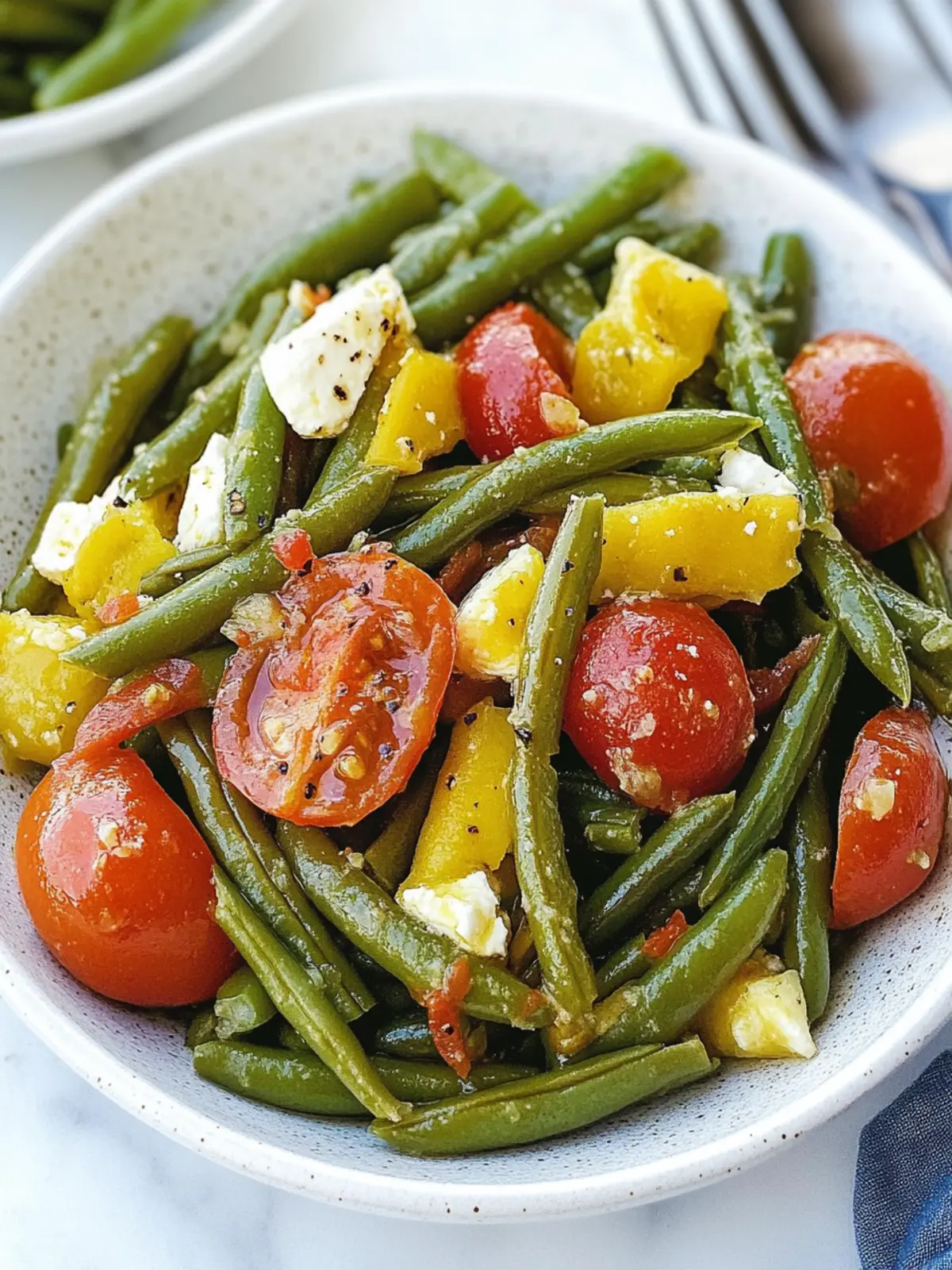 Greek Green Beans-Fasolakia Lathera