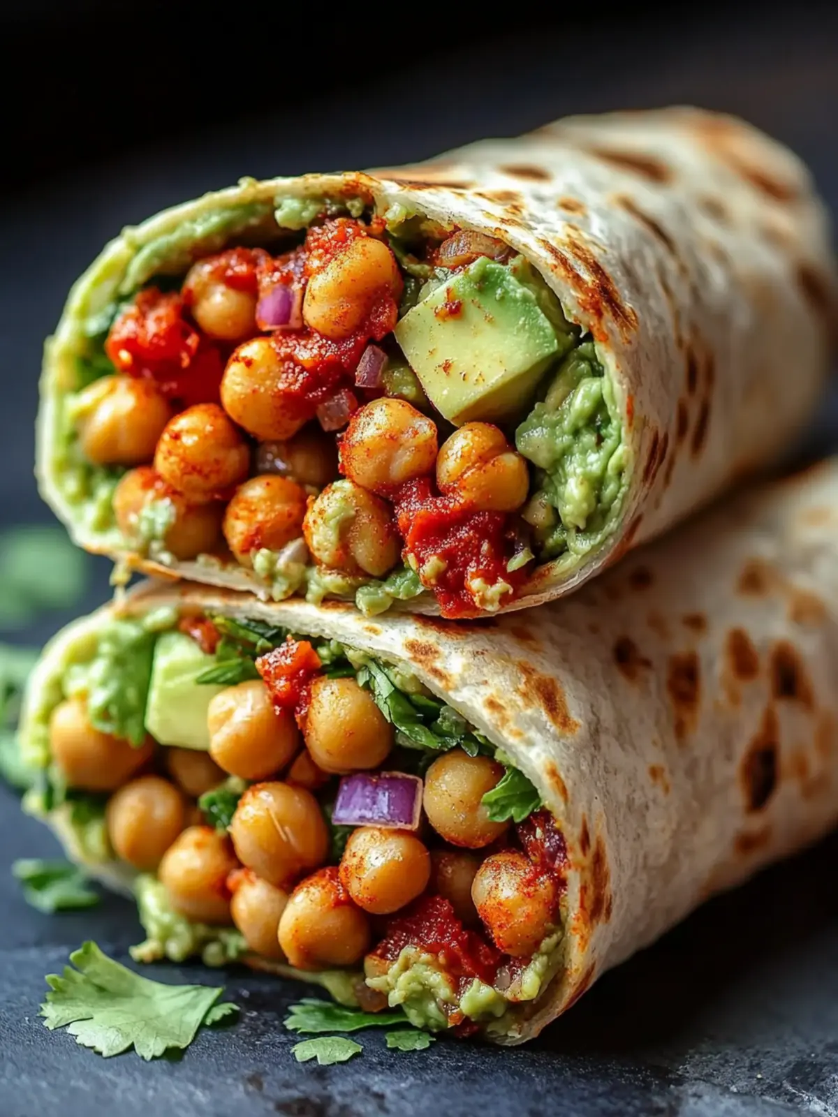 Spicy Chickpea and Avocado Wrap: Quick, Healthy Flavor Burst 5 Spicy Chickpea and Avocado Wrap