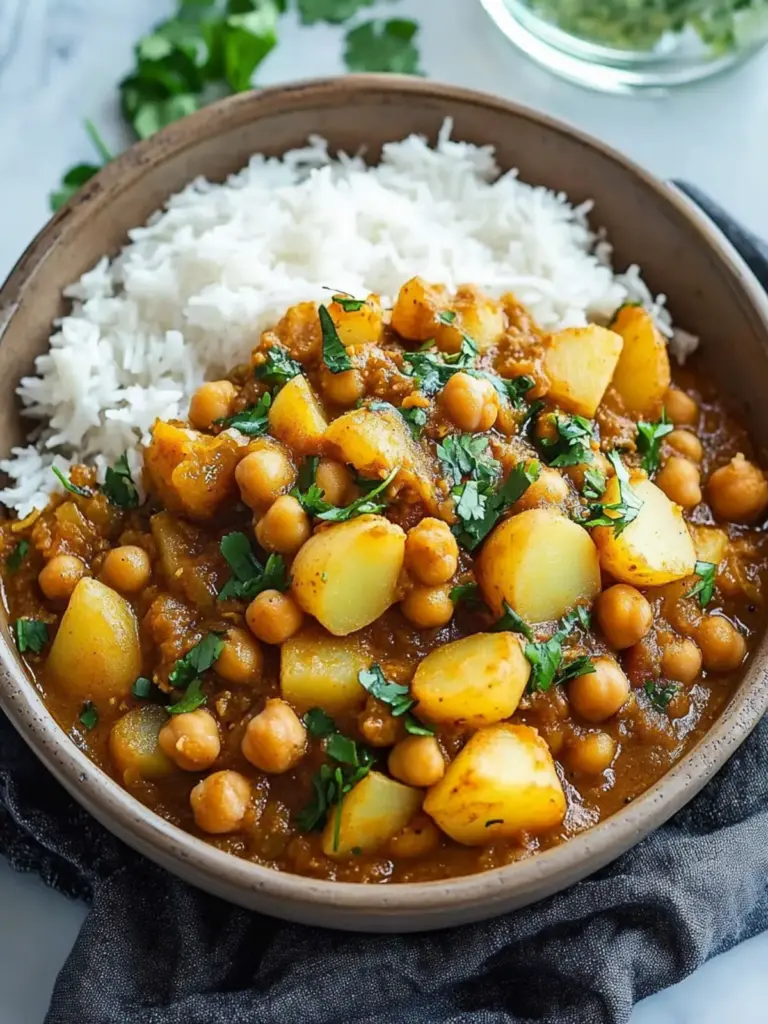 Chickpea and Potato Curry Recipe