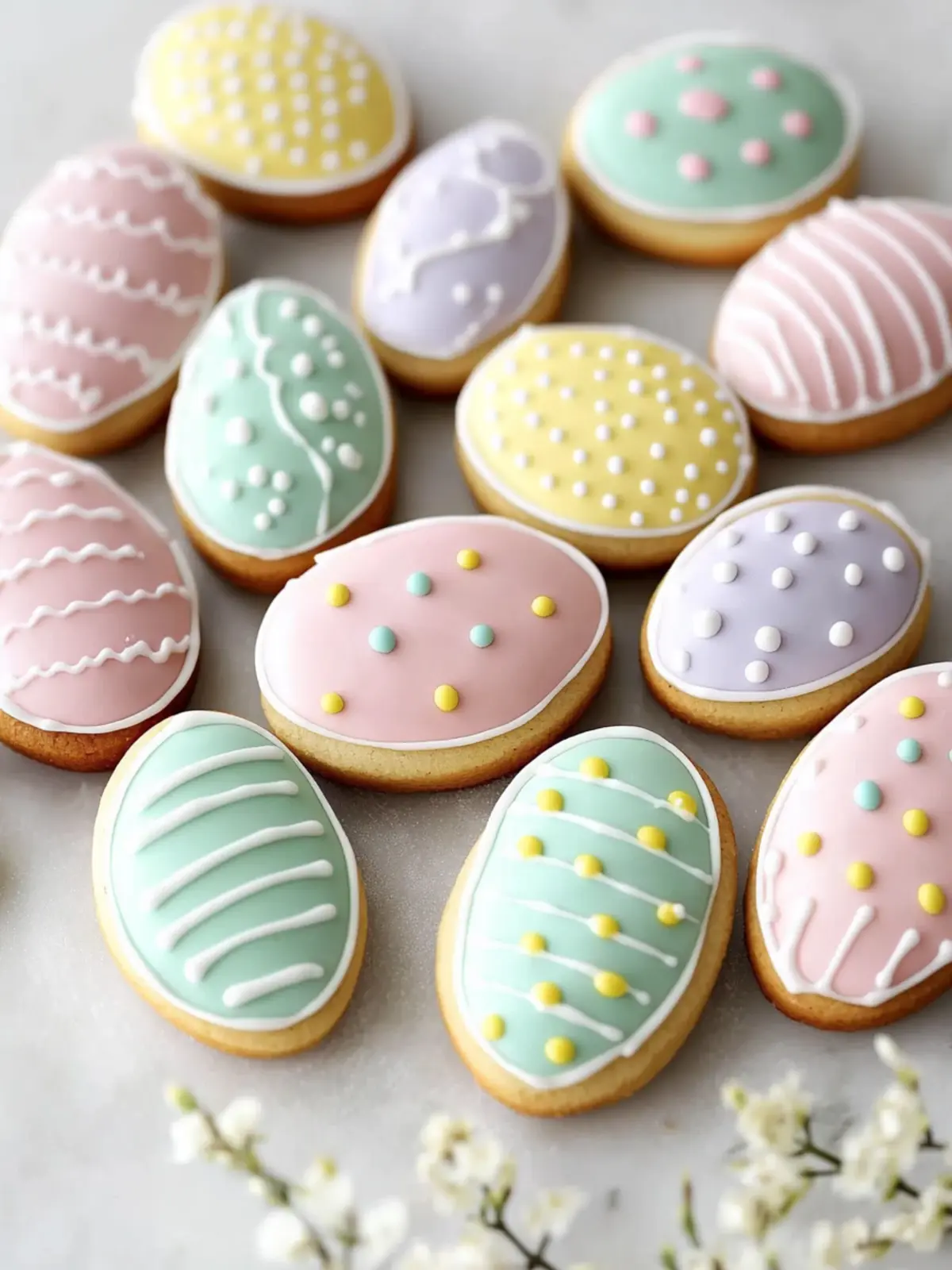 Easter Egg Sugar Cookies