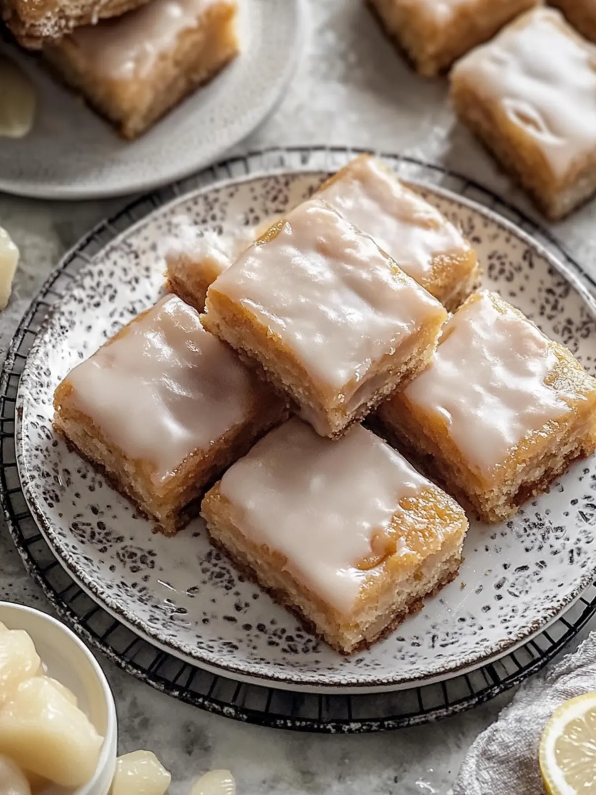 Soft Baked Maple Donut Bars