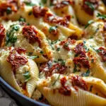 Creamy Sun-Dried Tomato and Ricotta Stuffed Shells