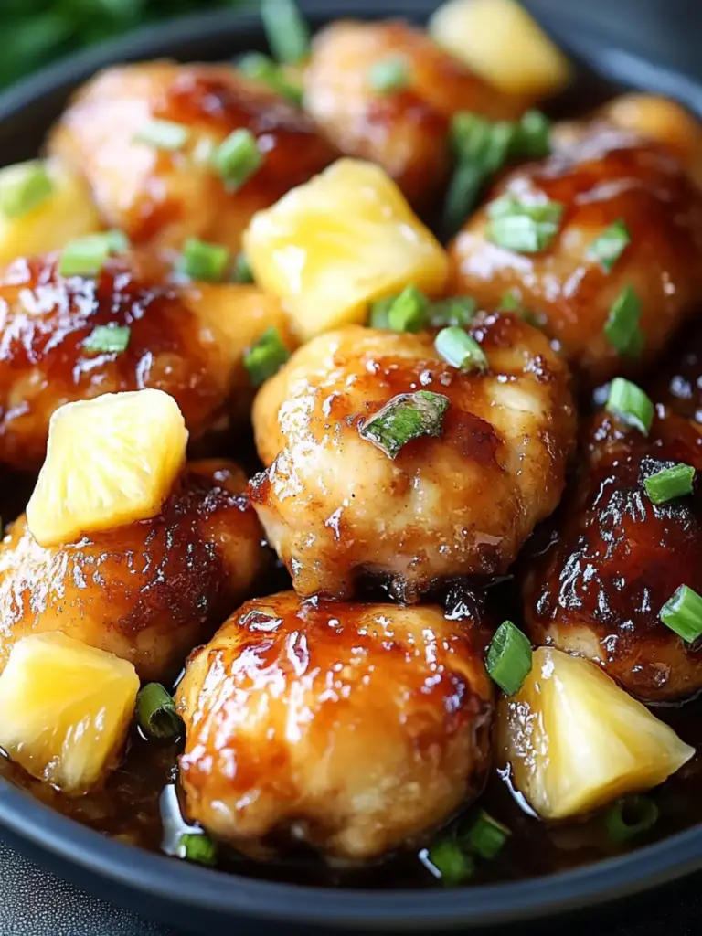 Brown Sugar Pineapple Chicken