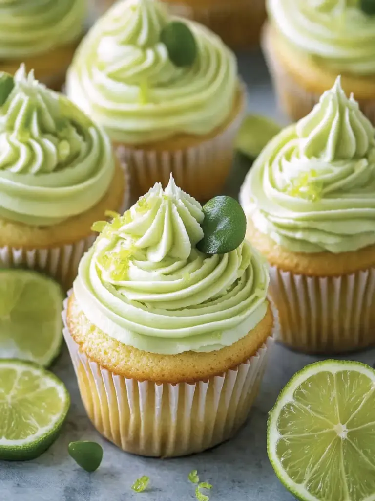 Key Lime Cupcakes with Creamy Buttercream