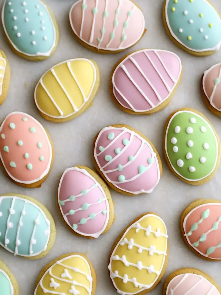 Easter Egg Sugar Cookies