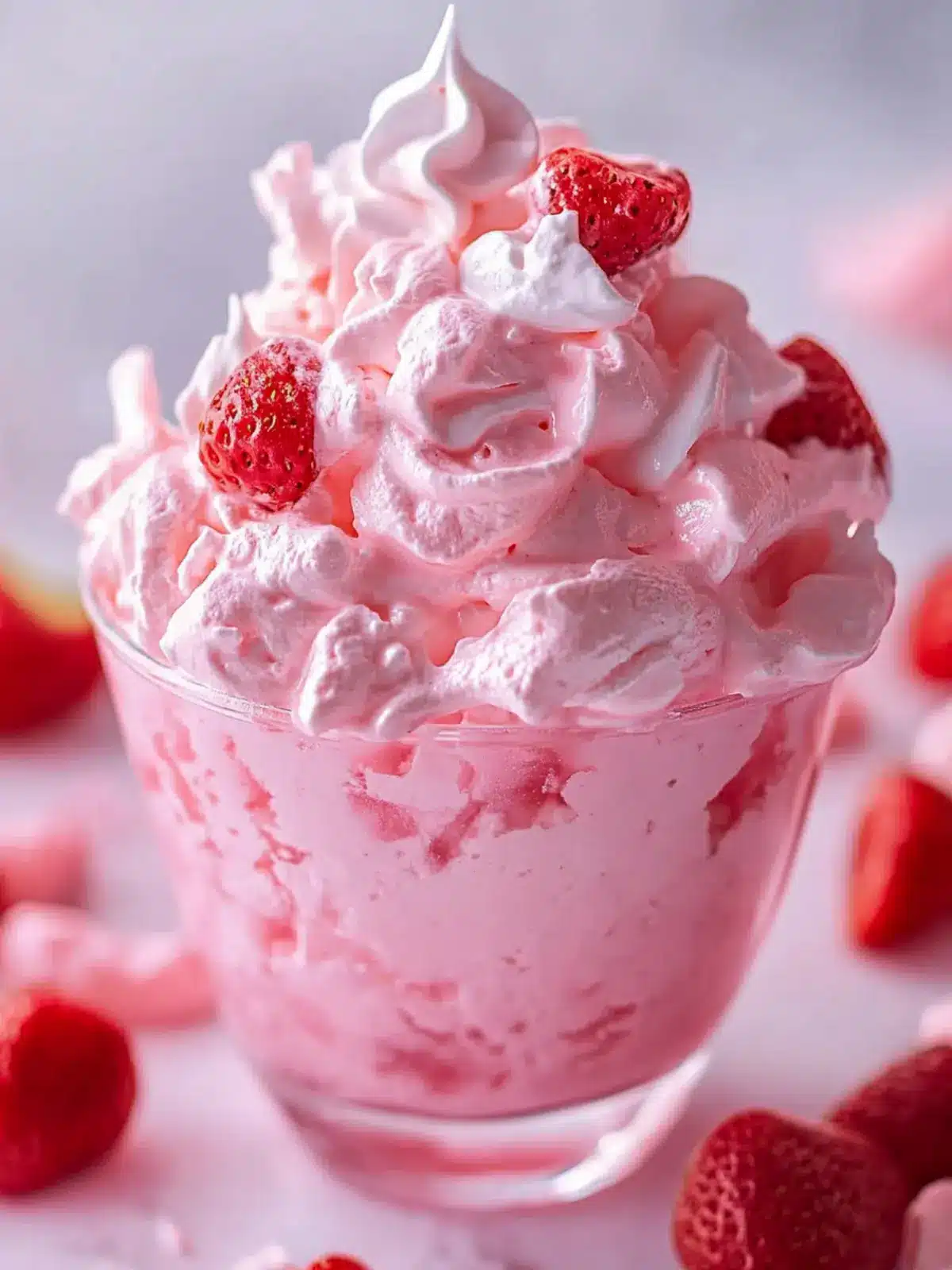 Classic No Bake Pink Fluff