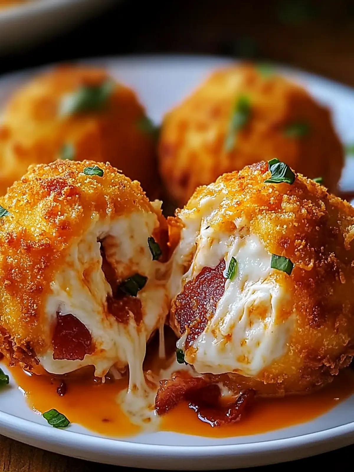 Crispy Buffalo Chicken Bacon Mozzarella Bombs You Can’t Resist 3 Crispy Buffalo Chicken Bacon Mozzarella Bombs