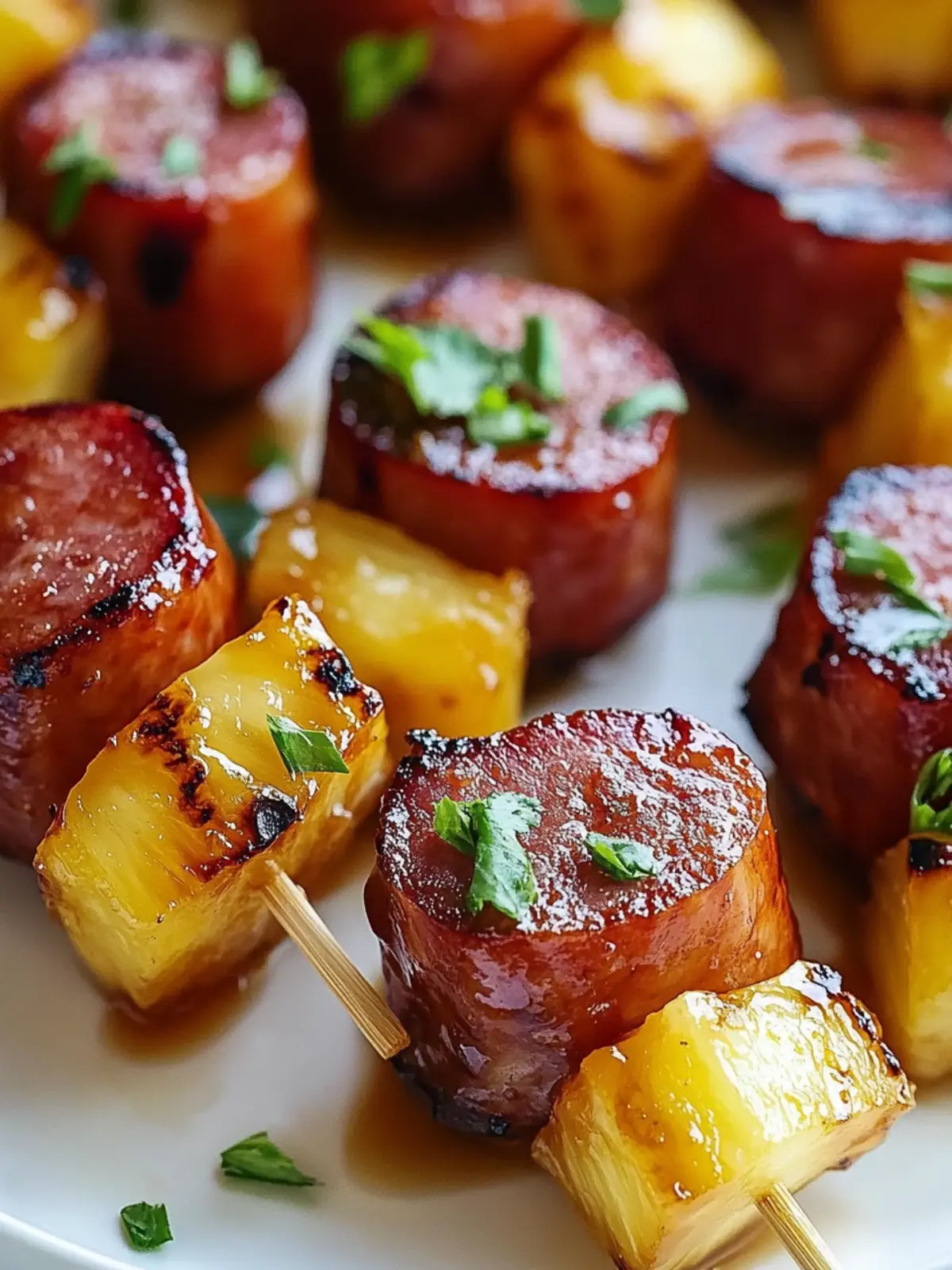 Glazed Kielbasa Pineapple Bites for Irresistible Flavor Fun 3 Glazed Kielbasa Pineapple Bites