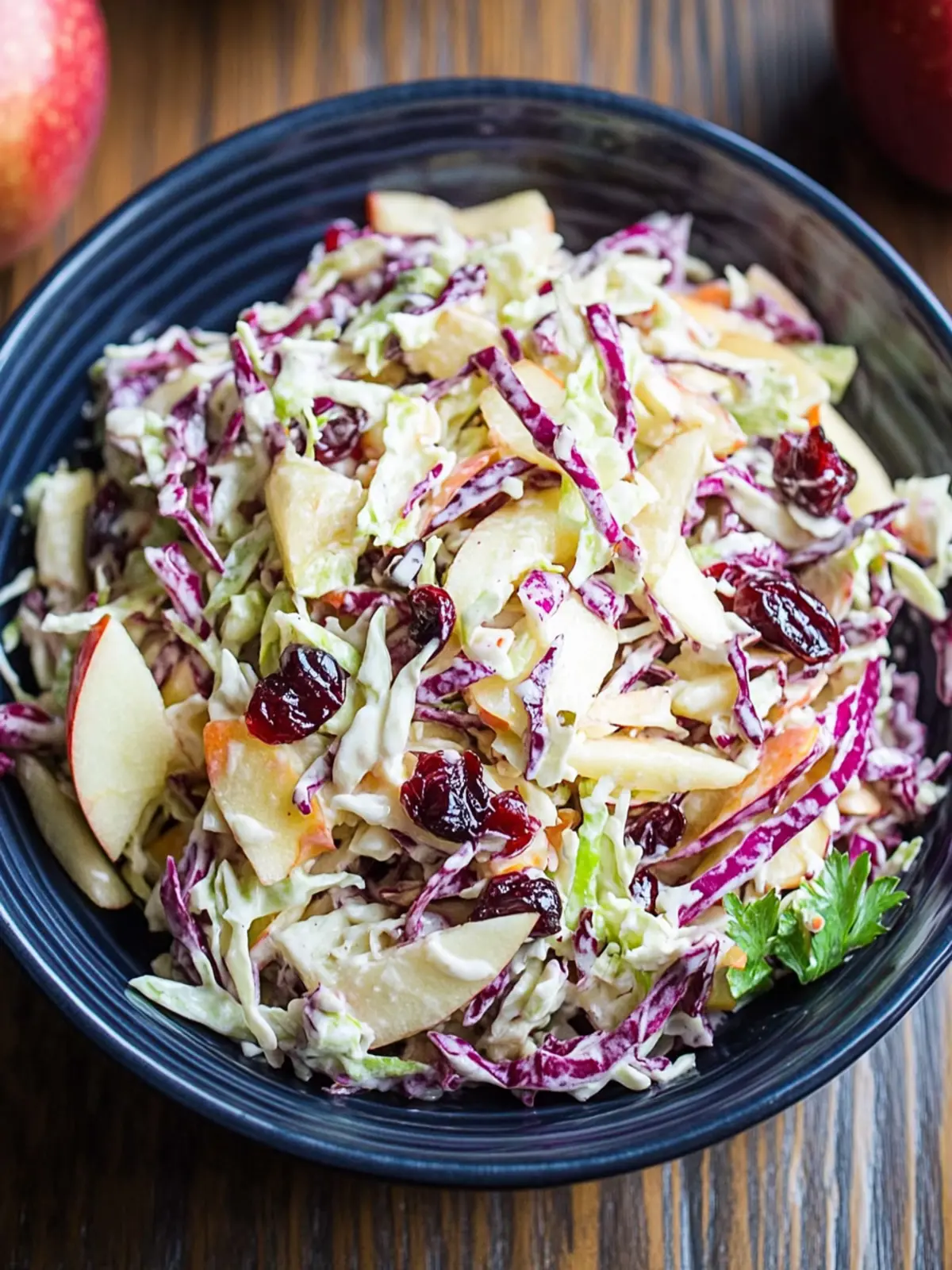 Cranberry Apple Coleslaw