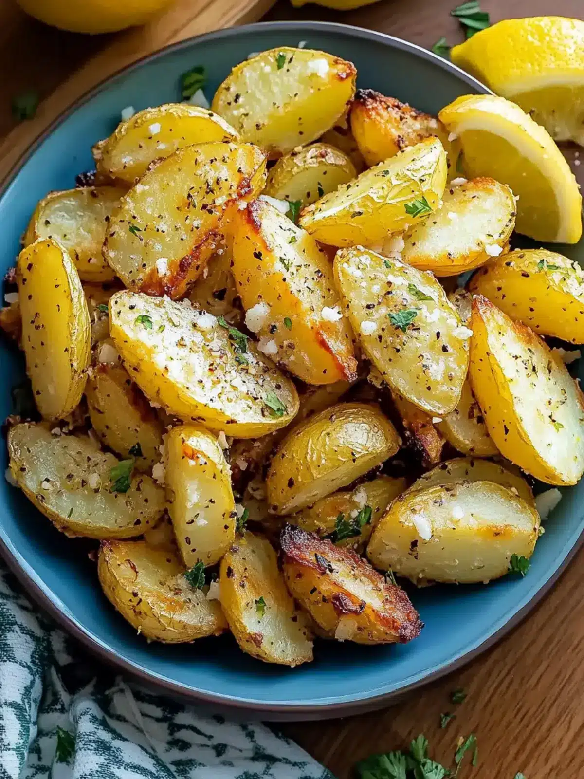 Garlic Crispy Greek Lemon Potatoes for Ultimate Flavor Bliss 3 Garlic Crispy Greek Lemon Potatoes