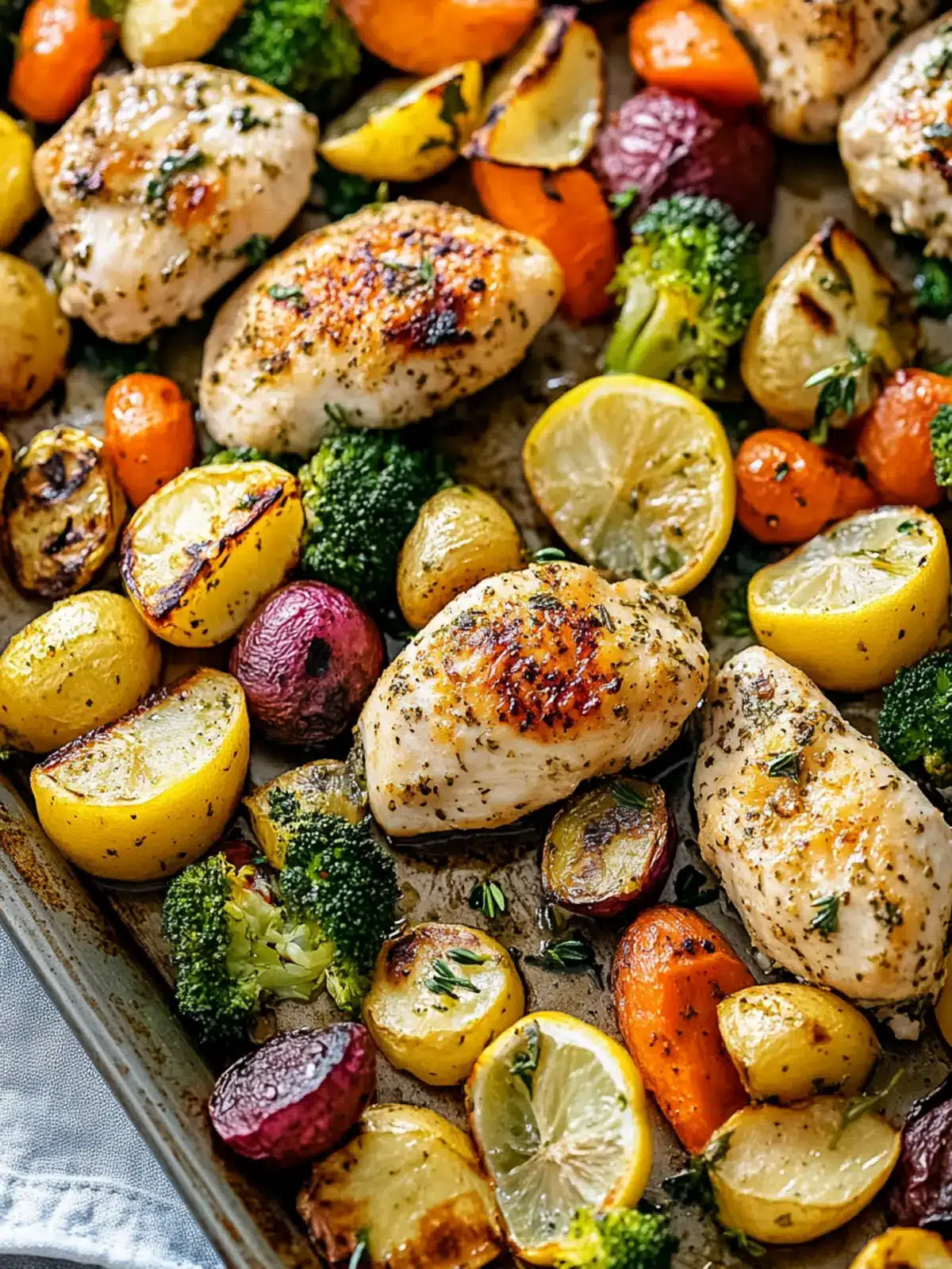 Sheet Pan Lemon Herb Chicken and Vegetables