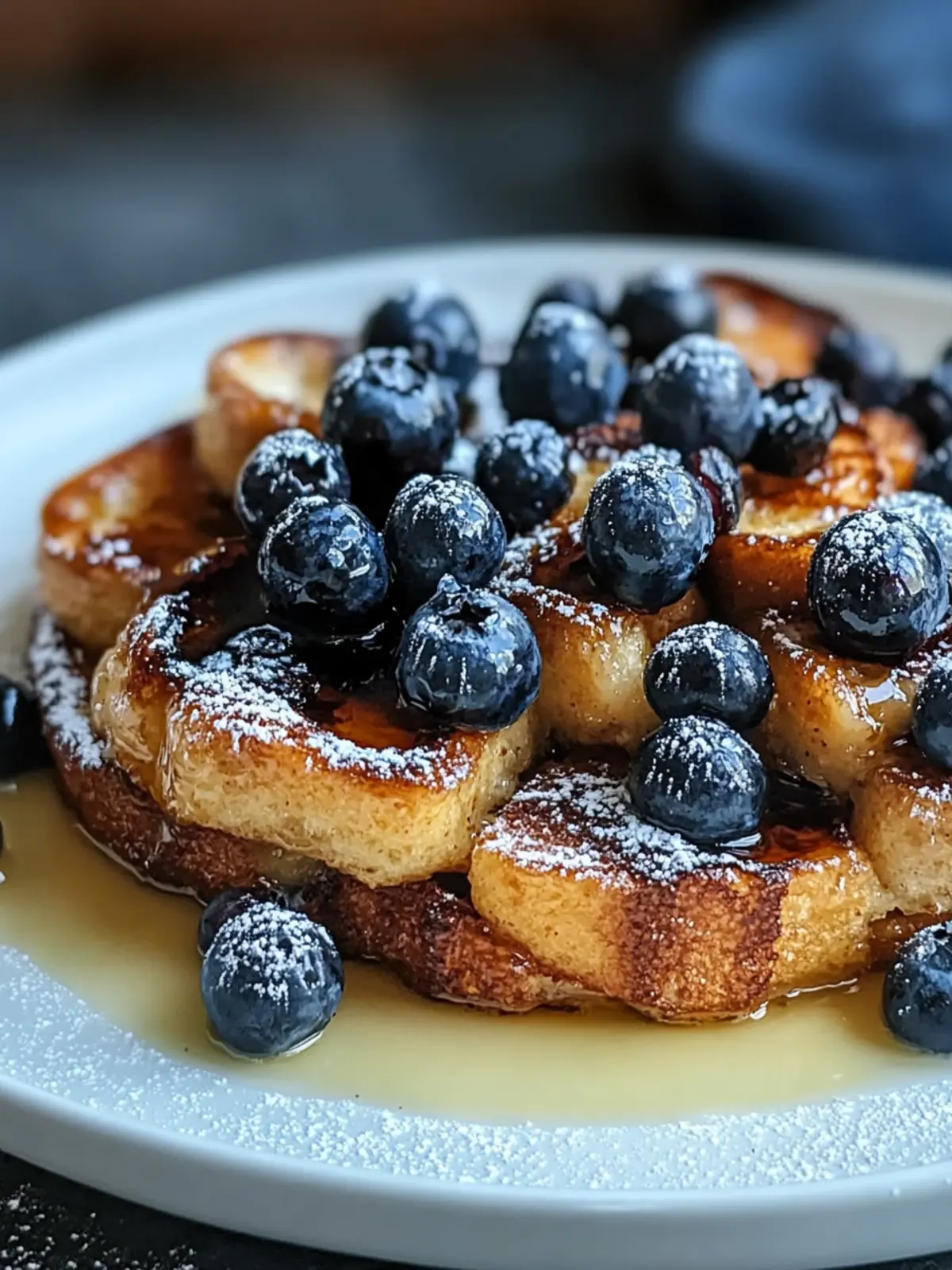 Blueberry Sourdough French Toast