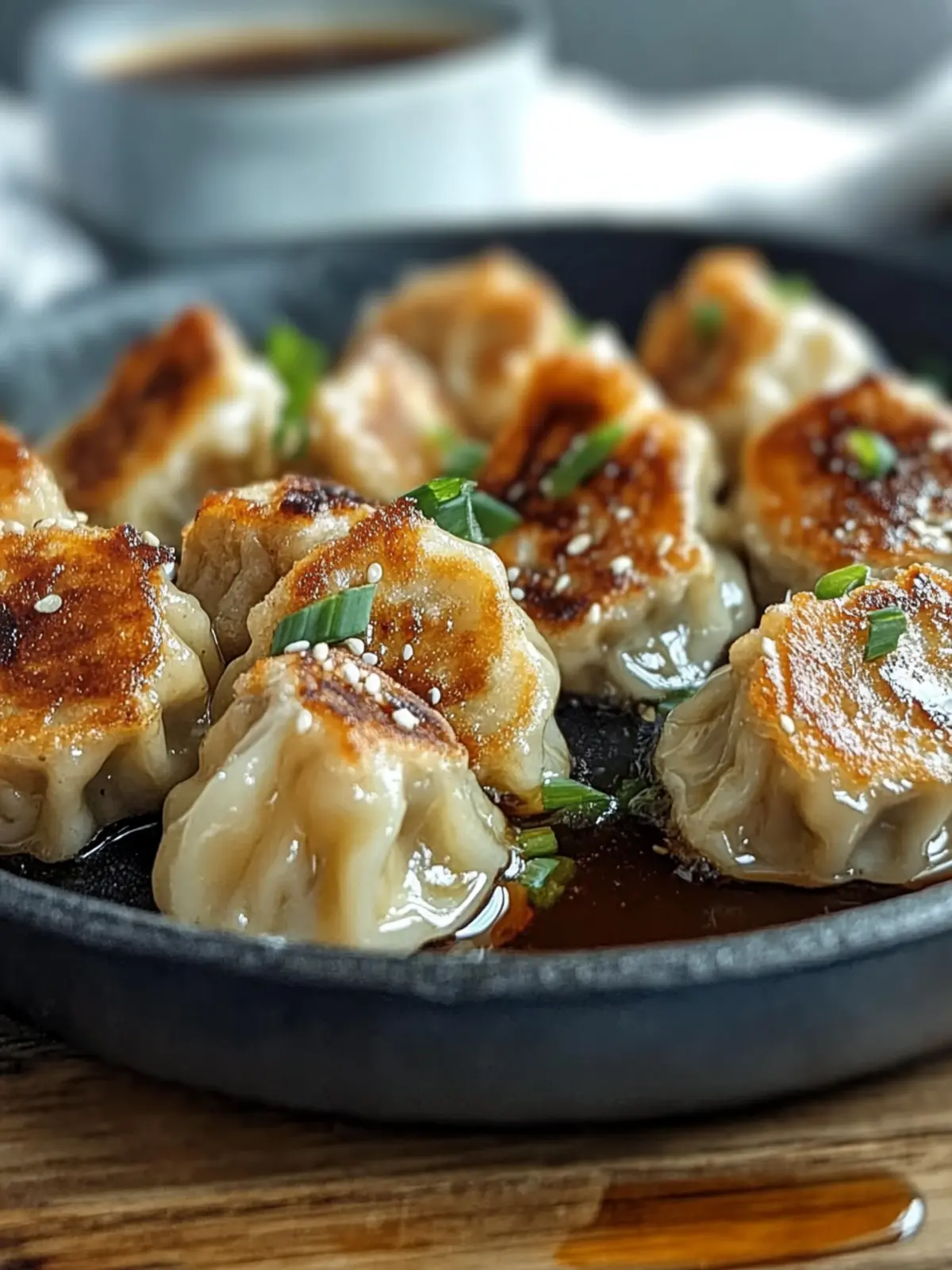 Crispy Pan-Fried Smash Dumplings