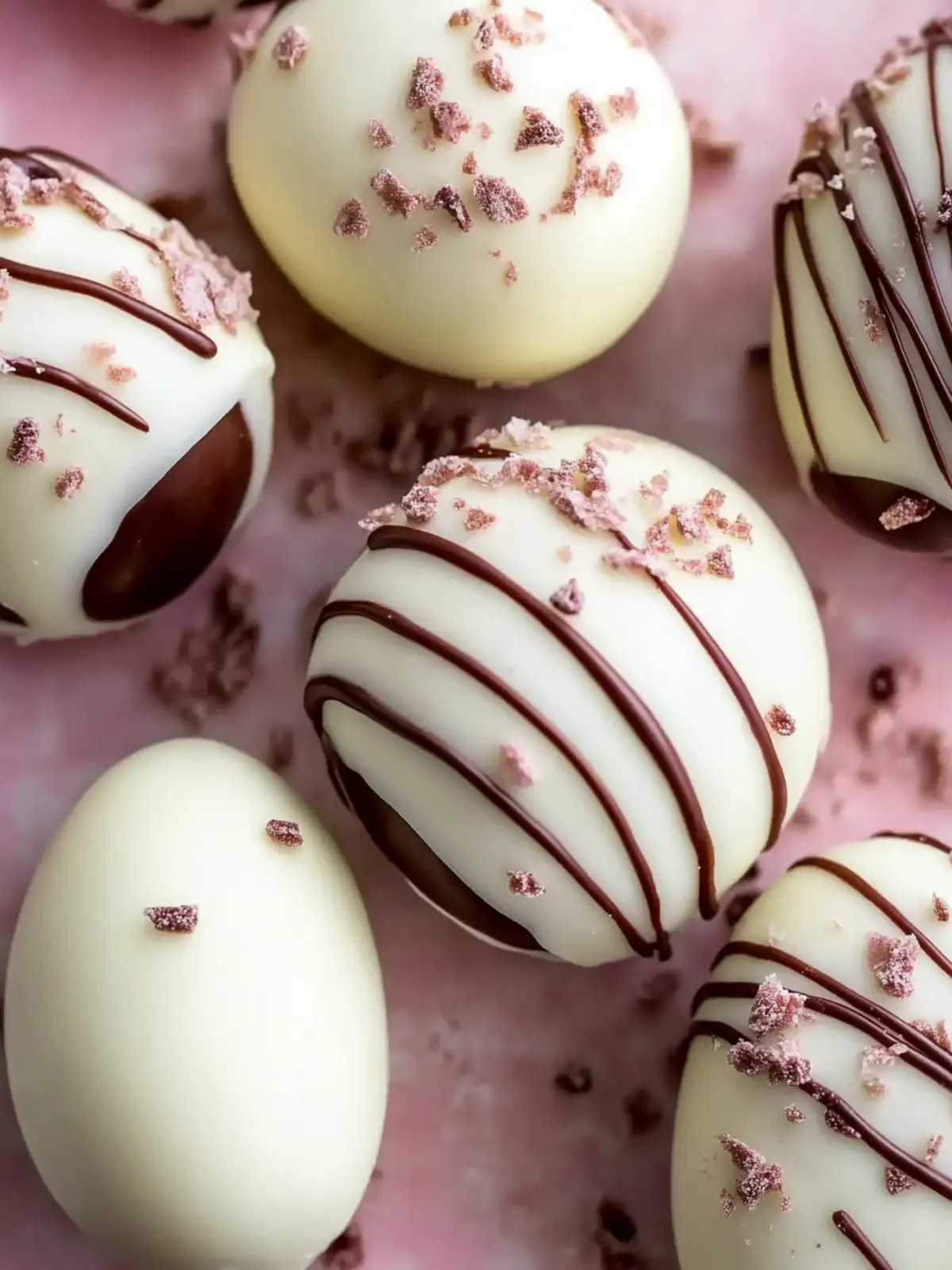 Fudge-Filled Easter Eggs