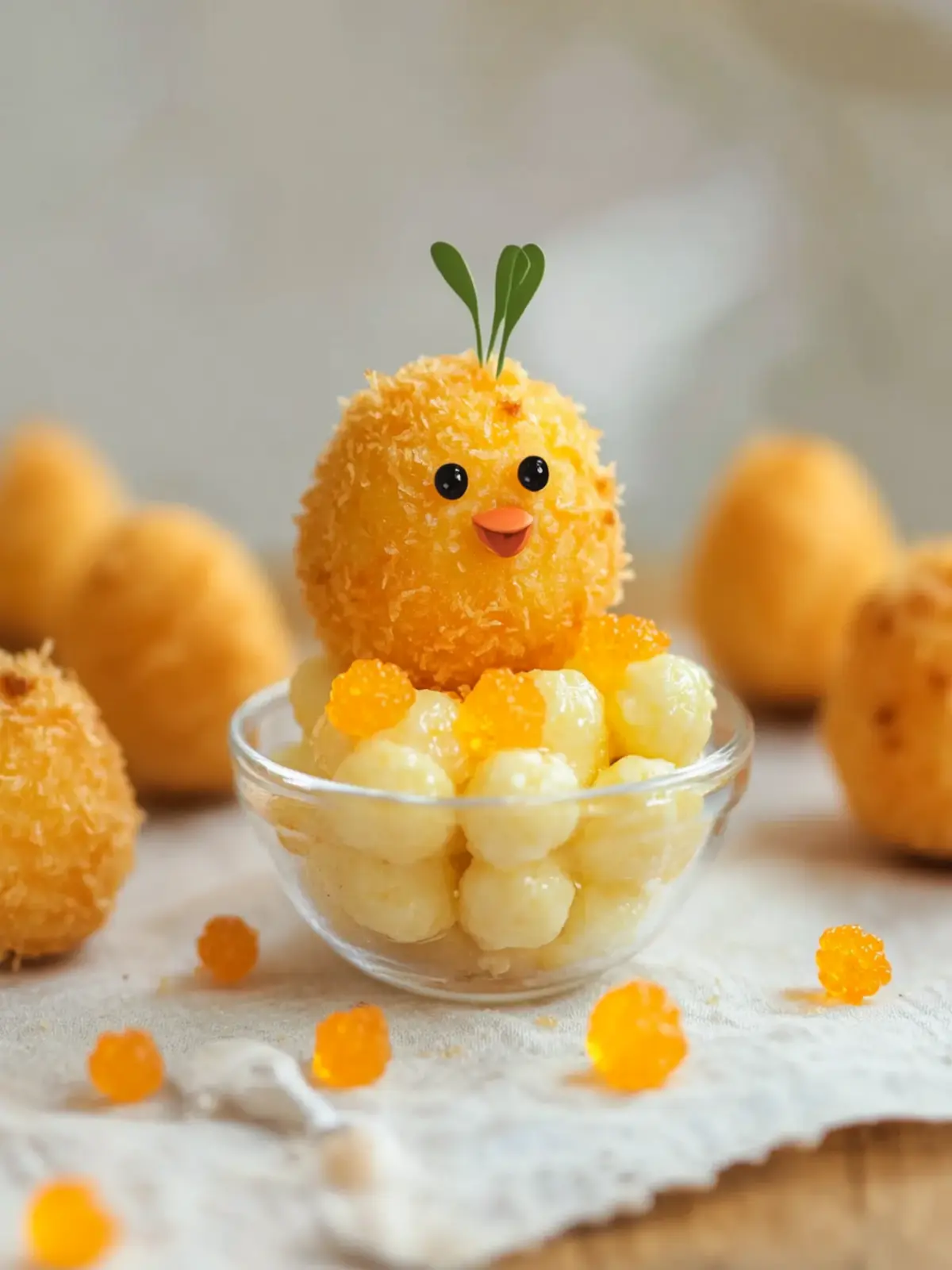 Cute Baby Chick Mini Cheese Balls That Wow at Easter Gatherings 2 Baby Chick Mini Cheese Balls