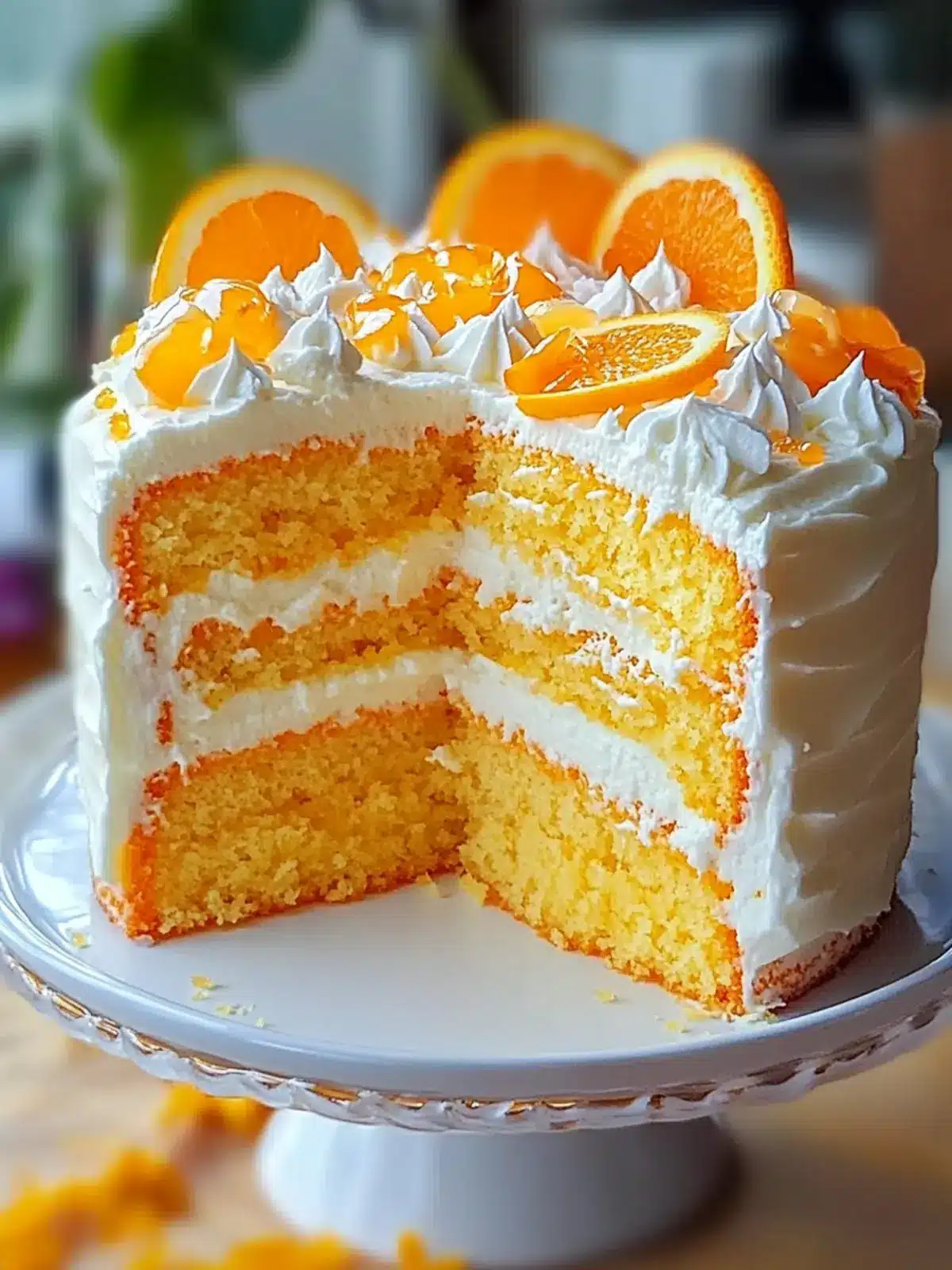 Orange Creamsicle Cake