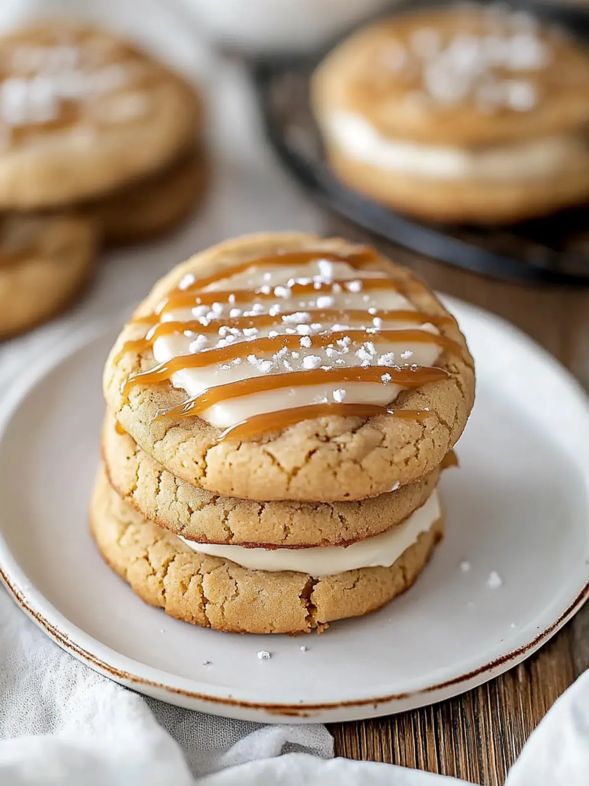 Irresistible Salted Caramel Cheesecake Cookies You'll Love 2 Salted Caramel Cheesecake Cookies