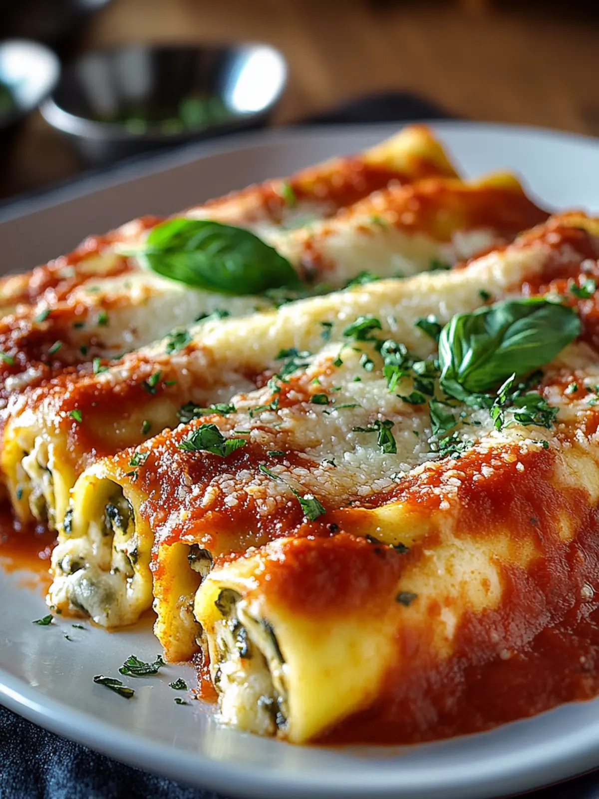 Cheesy Stuffed Manicotti Recipe for Ultimate Comfort Cooking 4 Stuffed Manicotti Recipe