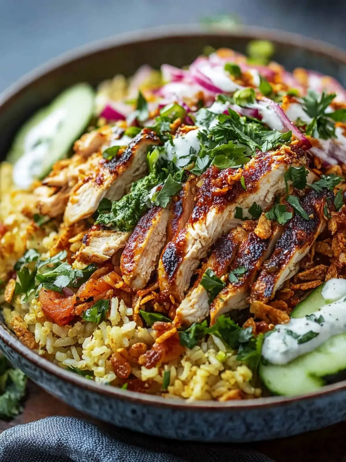 Mouthwatering Chicken Shawarma Crispy Rice Salad Recipe 5 Chicken Shawarma Crispy Rice Salad