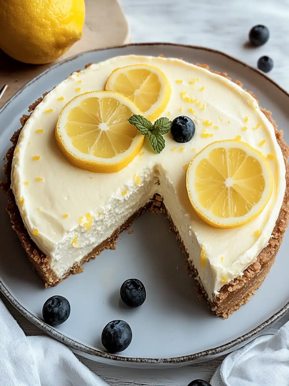 Keto Lemon Ricotta Cheesecake: Bright, Creamy, Low-Carb Bliss