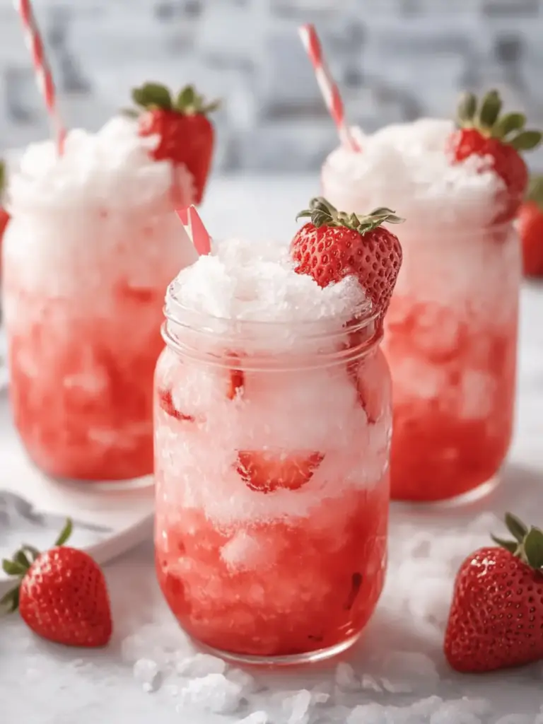 Coconut Strawberry Refresher