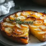 Balsamic Thyme Potato Torte Crispy Layers