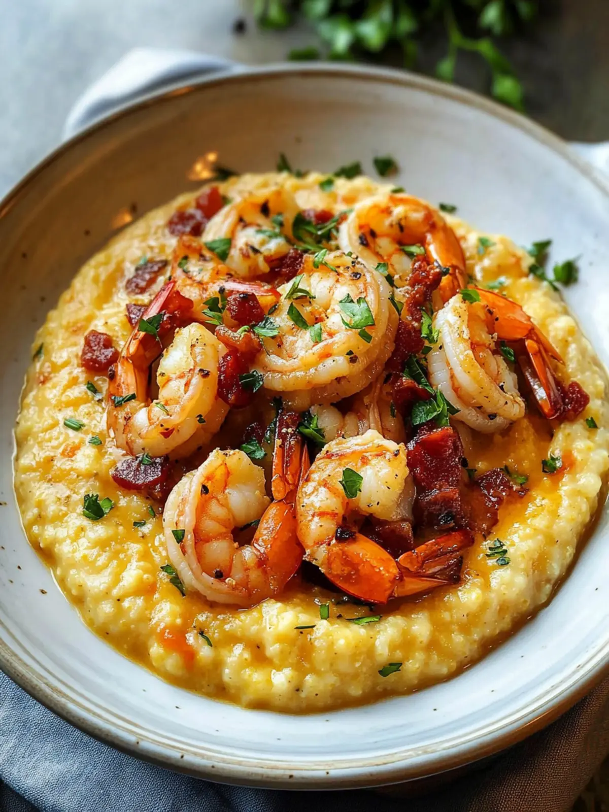 Amazing shrimp and grits in 45 minutes