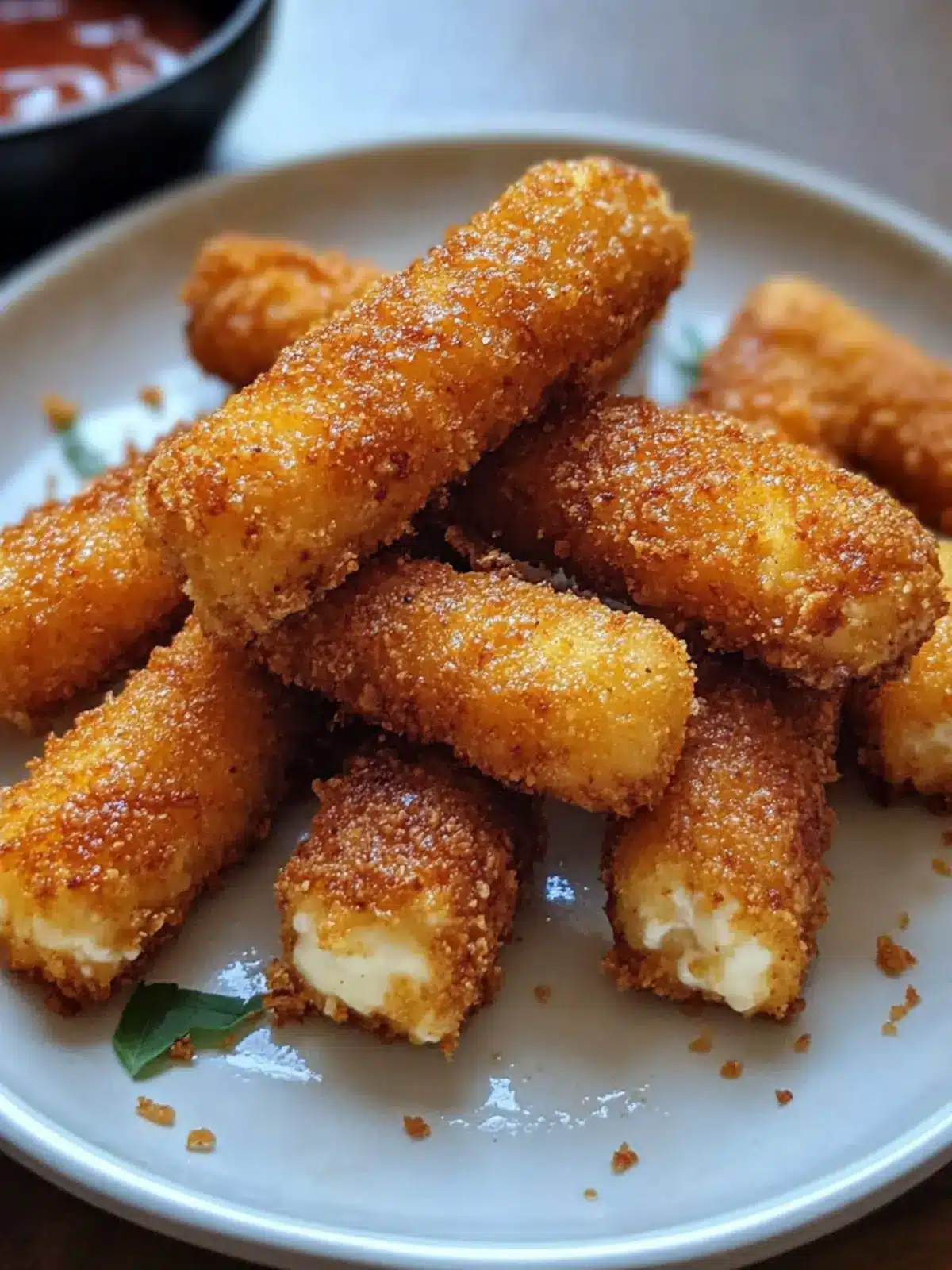 Crispy & Effortless Mozzarella Sticks in Air Fryer