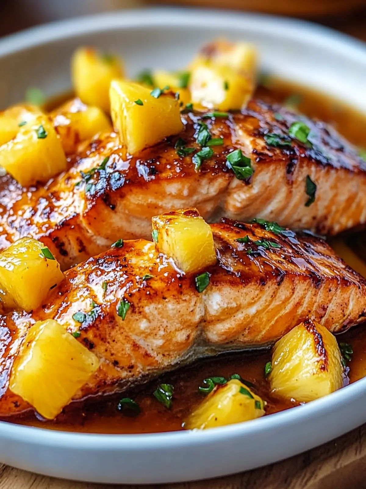 Pineapple Glazed Salmon