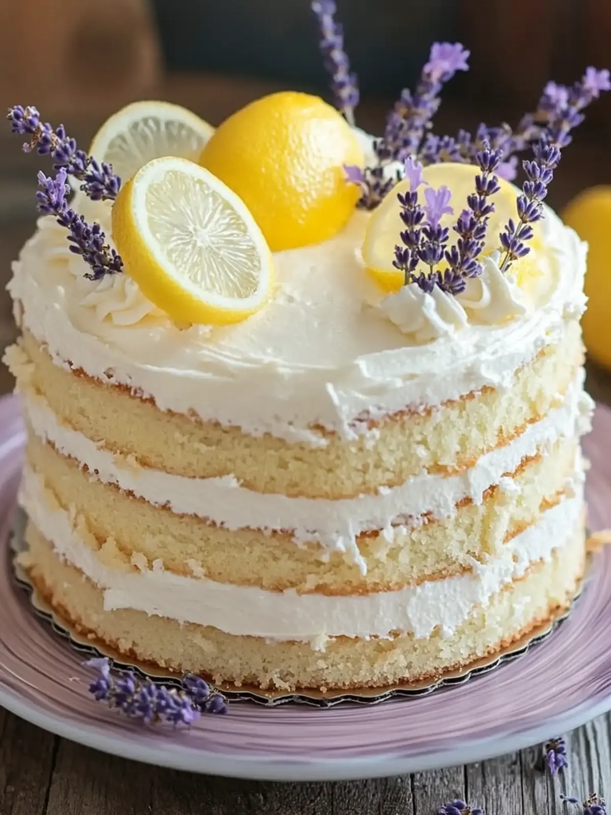 Lemon Lavender Cake