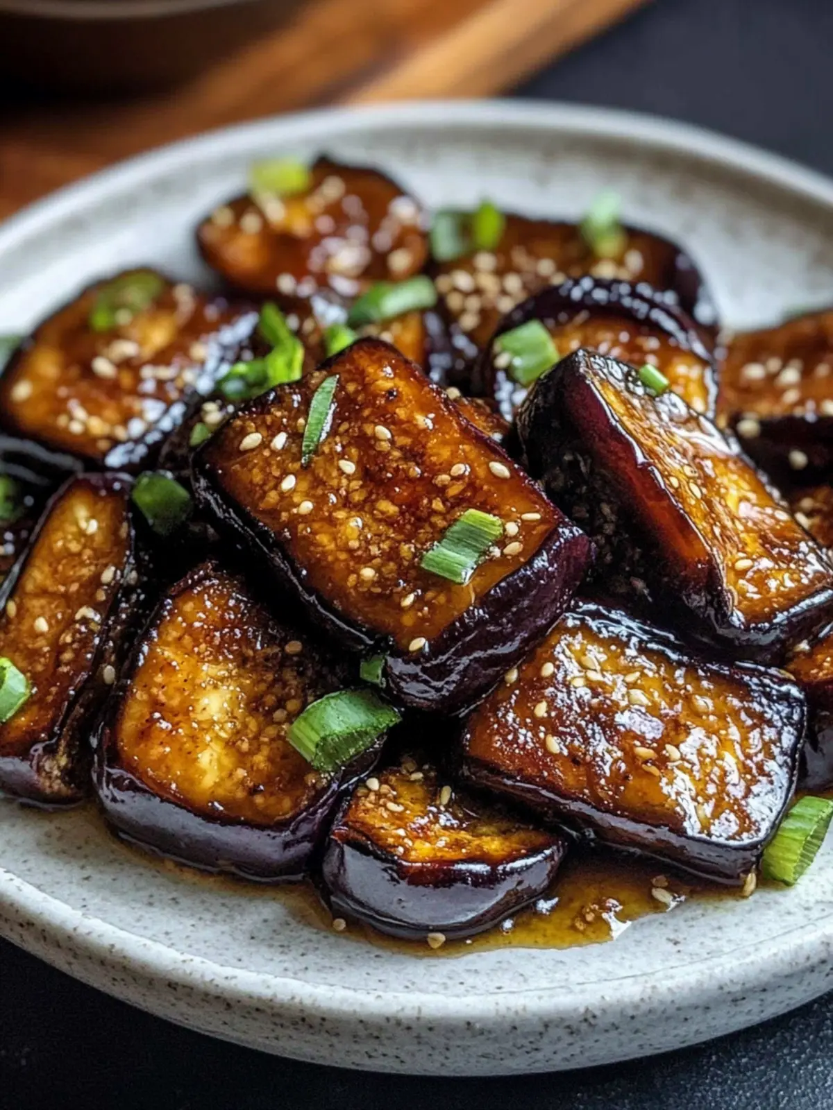 Miso Glazed Eggplant