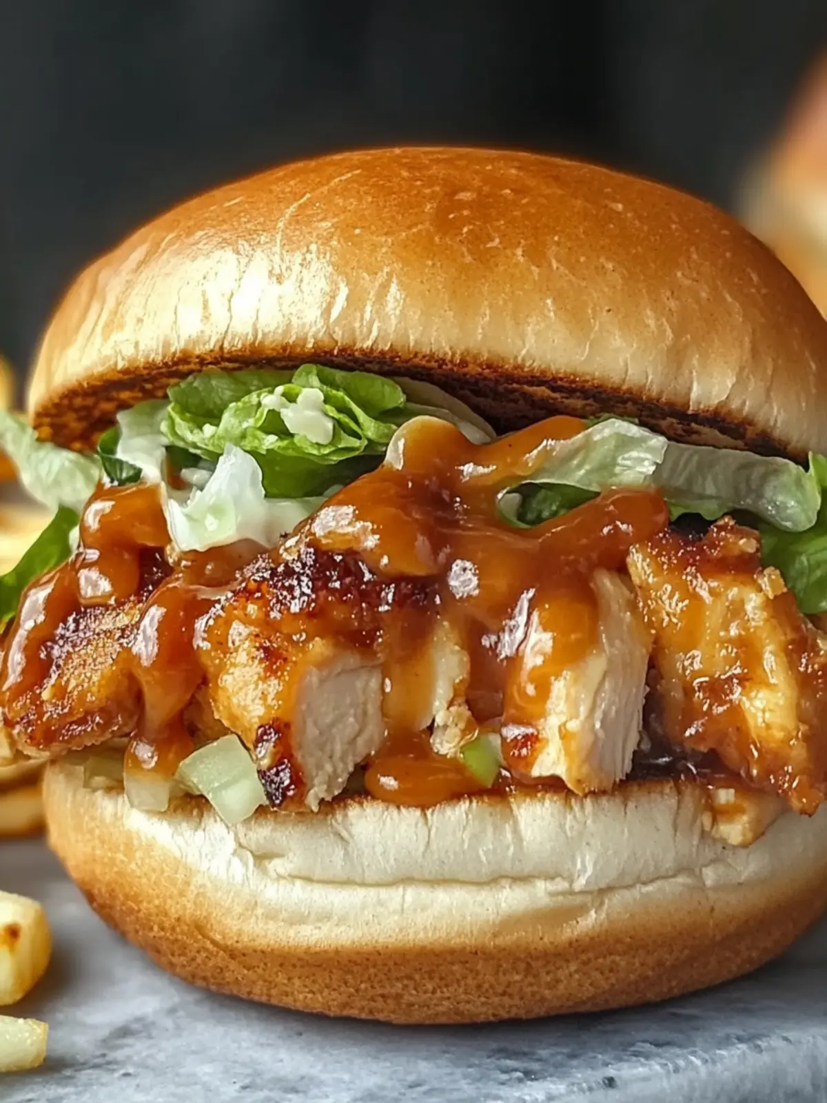 Alabama BBQ Chicken Chopped Sandwich