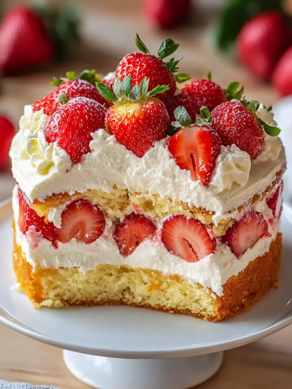 Strawberry Custard Cake Recipe (The Ultimate Guide)