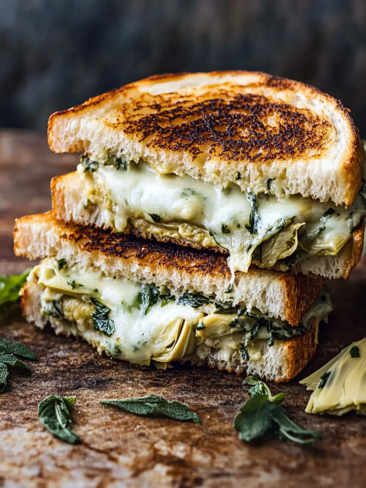 Artichoke and Mozzarella Grilled Cheese Recipe