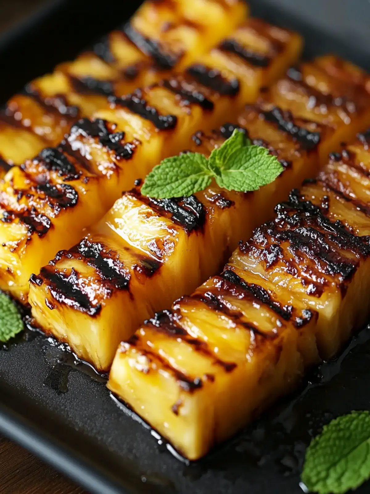 Brown Sugar Grilled Pineapple