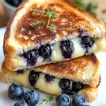 Sweet & Savory Blueberry Grilled Cheese